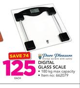Pure Plaesure Digital Glass Scale-Each