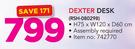 Dexter Desk H75 x W120 x D60cm