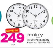 Century Boston Clocks-Each