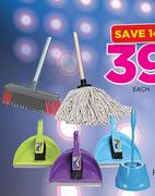 Addis Mega Mop-300g Or Indoor Broom Or Dustpan Set-Each
