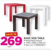 Basic Side Table-Each