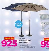Round Umbrella 3M Assorted-Each