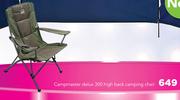 Campmaster Delux 300 High Back Camping Chair
