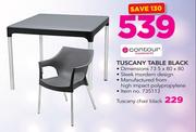 Contour Tuscany Chair Black