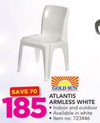 Gold Sun Atlantis Armless White