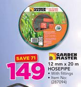Garden Master 12 mm x 20 m Hosepipe
