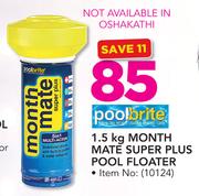 Pool Brite 1.5Kg Month Mate Super Plus Pool Floater