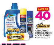 Shield Assorted Car Cleaning Accessories-Each