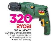 Ryobi 500W Impact Corded Drill HID-500