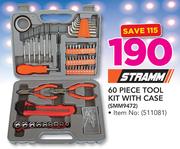 Stramm 60 Piece Tool Kit With Case (SMM9472)