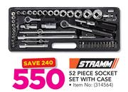Stramm 52 Piece Socket Set With Case