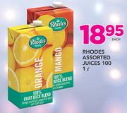 Rhodes Juices-1Ltr Each