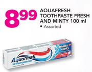 Aquafresh Toothpaste Fresh And Minty-100ml