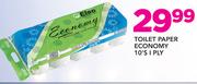 Toilet Paper Economy 1 Ply 10’s Pack