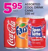 Cool Drinks Cans-330ml Each