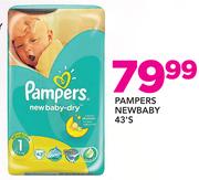 Pampers Newbaby 43’s