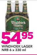 Windhoek Lager NRB-6 x 330ml