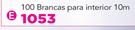 Santa's Trading 100 brancas Para Interior 10m