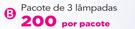 Santa's Trading Pacote De 3 Lampadas- Por Pacote