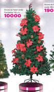Santa's Trading Árvore De Natal Verde Pointsettia 180cm