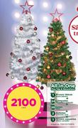 Santa's Trading Arvore 150cmm, 24 Lampadas, 20 Luzes, 2 enfeites & Arvore casuarina-For All