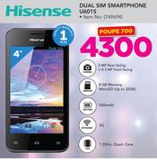 Hisense Dual Sim Smartphone U601S