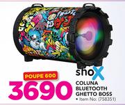 Shox Coluna Bluetooth Ghetto Boss