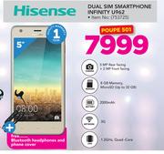 Hisense Dual Sim Smartphone Infinity U962 + Bluetooth Headphones & Phone Cover