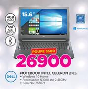Dell Notebook Intel Celeron