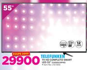 Telefunken TV HD Completo Smart LED 55" TLEDDS-55FHD