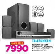 Telefunken Sistema De Som Compatível Com DVD