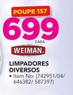 Weiman Limpadores Diversos- cada