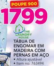 The Laundry House Tábua De Engomar EM Madeira Com Pernas EM Aço