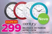 Century Relogios De Parede Astro 23cm- cada