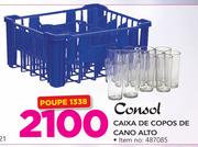 Consol Caixa de Copos de cano alto