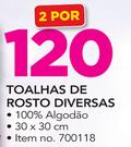 Toalhas de Rosto Diversas 30x30cm-por 2