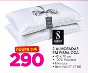 Sheraton 2 Almofadas em Fibra OCA 45x70cm