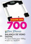 Pure Pleasure balanca de Vidro Digital