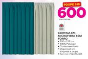 Always Home Cortina em Microfibra sem Forro 230x218cm-por Cortina
