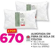 Always Home Almofada em Fibra bola de Colcha 45x70cm-por 2