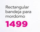 Rectangular bandeja para mordomo