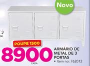 Armario de Metal de 3 Portas