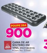 Out & About cama de ar Solteiro em Vinil F03-910B-051D