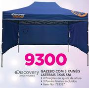 Discovery Adventure Gazebo com 3 Paineis Laterais 3x45 5M