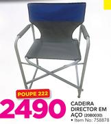 Cadeira Director em Aço 20B0030