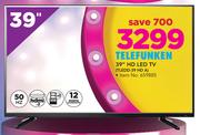 Telefunken 39" HD LED TV TLEDD-39 HD A