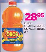 Oros Orange Juice Concentrate-2Ltr