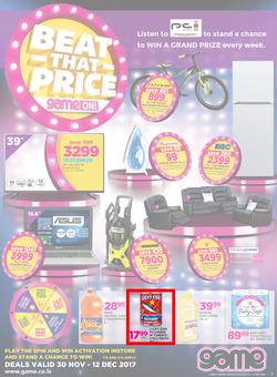 Game Lesotho : Beat that Price (30 Nov - 12 Dec 2017), page 1