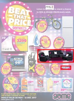Game Lesotho : Beat that Price (30 Nov - 12 Dec 2017), page 1