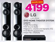 LG DVD Home Theater System LHD677